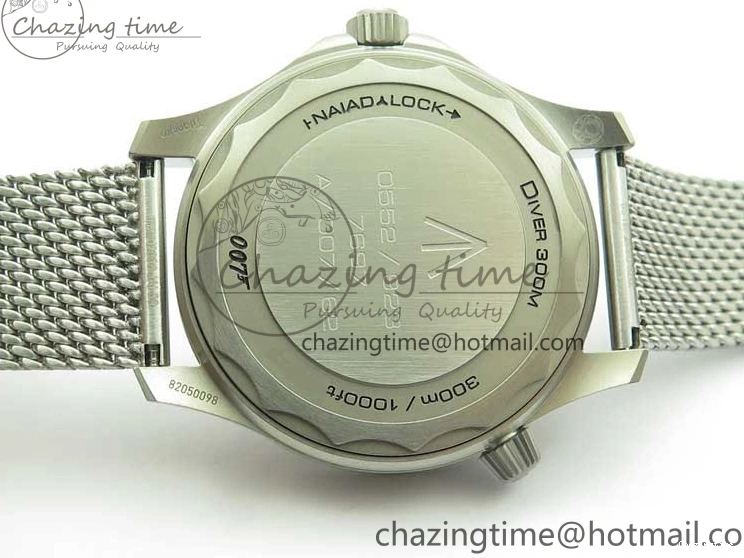 0215 Seamaster 300 “No Time to Die” Limited Edition ORF 1:1 Best Edition on SS Mesh Bracelet A8806 (Free Nato Strap) Durable 7866